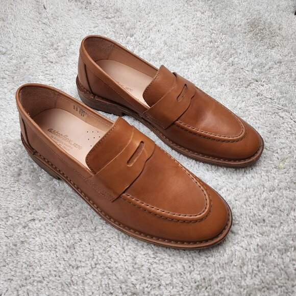 Astorflex Fastflex Leather Loafers Mens 12 Brown Slip On Dress Italy Huckberry main image 6